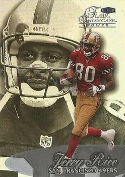1999 Flair Showcase #25 Jerry Rice Front