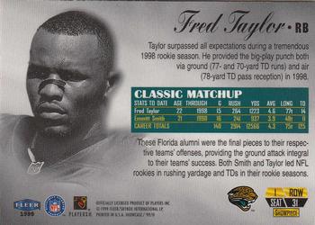 1999 Flair Showcase #31 Fred Taylor Back