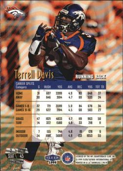 1999 Flair Showcase #45 Terrell Davis Back