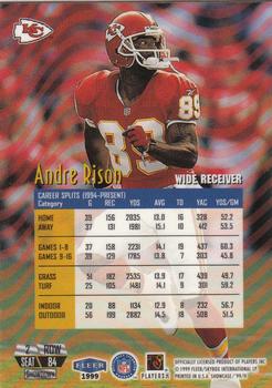 1999 Flair Showcase #84 Andre Rison Back