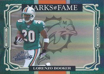 2007 Playoff Absolute Memorabilia - Marks of Fame Spectrum #MOF-28 Lorenzo Booker Front