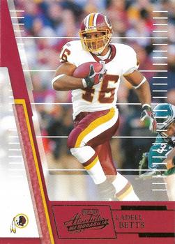 2007 Playoff Absolute Memorabilia - Retail #18 Ladell Betts Front