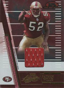 2007 Playoff Absolute Memorabilia - Rookie Jersey Collection #RJC-26 Patrick Willis Front