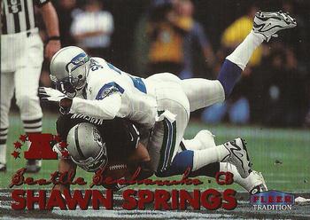 1999 Fleer Tradition #219 Shawn Springs Front