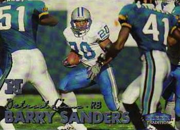 1999 Fleer Tradition #3 Barry Sanders Front