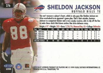 1999 Fleer Tradition #276 Sheldon Jackson Back