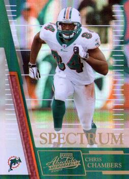 2007 Playoff Absolute Memorabilia - Spectrum Gold #83 Chris Chambers Front