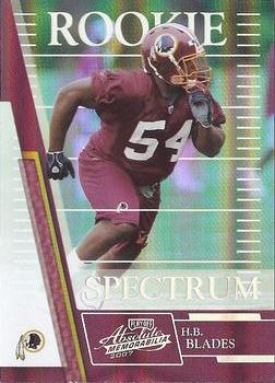 2007 Playoff Absolute Memorabilia - Spectrum Silver #171 H.B. Blades Front