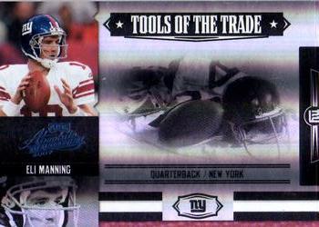 2007 Playoff Absolute Memorabilia - Tools of the Trade Black Spectrum #TOT-62 Eli Manning Front