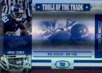2007 Playoff Absolute Memorabilia - Tools of the Trade Blue Spectrum #TOT-6 Amani Toomer Front