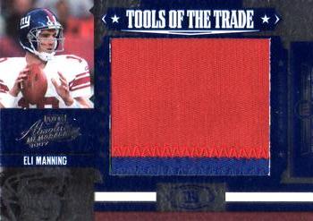2007 Playoff Absolute Memorabilia - Tools of the Trade Material Blue Oversize #TOT-62 Eli Manning Front