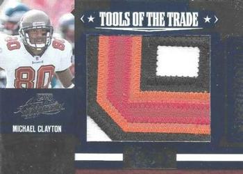 2007 Playoff Absolute Memorabilia - Tools of the Trade Material Blue Oversize #TOT-109 Michael Clayton Front