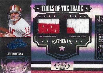 2007 Playoff Absolute Memorabilia - Tools of the Trade Material Double Black Spectrum #TOT-148 Joe Montana Front