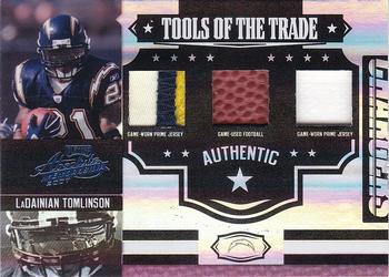 2007 Playoff Absolute Memorabilia - Tools of the Trade Material Triple Black Spectrum #TOT-92 LaDainian Tomlinson Front