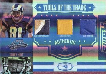2007 Playoff Absolute Memorabilia - Tools of the Trade Material Triple Blue #TOT-139 Torry Holt Front