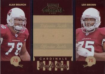 2007 Playoff Contenders - Draft Class #DC-1 Alan Branch / Levi Brown Front