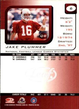 1999 Leaf Rookies & Stars #6 Jake Plummer Back