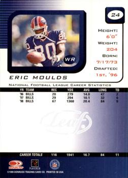 1999 Leaf Rookies & Stars #24 Eric Moulds Back