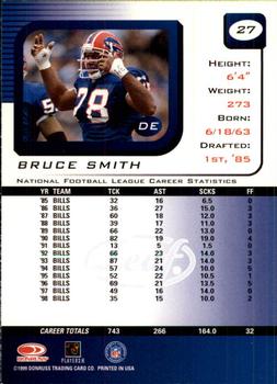 1999 Leaf Rookies & Stars #27 Bruce Smith Back