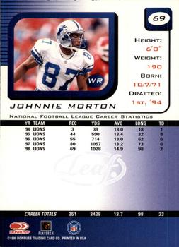 1999 Leaf Rookies & Stars #69 Johnnie Morton Back