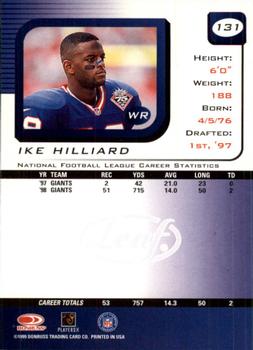 1999 Leaf Rookies & Stars #131 Ike Hilliard Back
