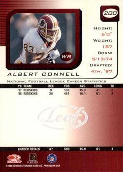 1999 Leaf Rookies & Stars #200 Albert Connell Back