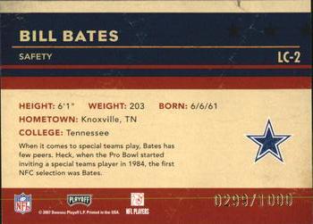 2007 Playoff Contenders - Legendary Contenders #LC-2 Bill Bates Back