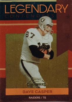 2007 Playoff Contenders - Legendary Contenders #LC-7 Dave Casper Front