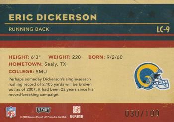 2007 Playoff Contenders - Legendary Contenders Black #LC-9 Eric Dickerson Back