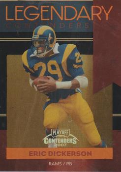2007 Playoff Contenders - Legendary Contenders Black #LC-9 Eric Dickerson Front