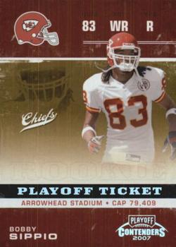 2007 Playoff Contenders - Playoff Ticket #114 Bobby Sippio Front
