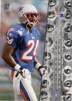 1999 SkyBox Metal Universe #87 Ty Law Back