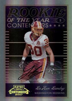 2007 Playoff Contenders - ROY Contenders Autographs #ROY-21 LaRon Landry Front