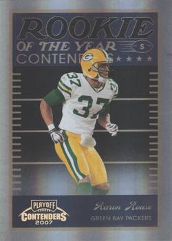 2007 Playoff Contenders - ROY Contenders Black #ROY-1 Aaron Rouse Front