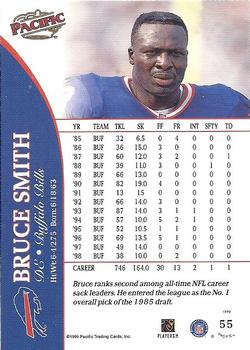 1999 Pacific #55 Bruce Smith Back