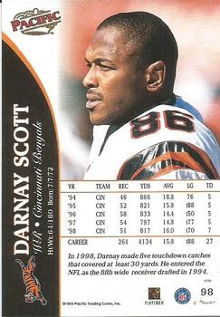 1999 Pacific #98 Darnay Scott Back