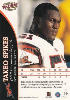 1999 Pacific #99 Takeo Spikes Back