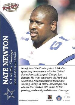 1999 Pacific #115 Nate Newton Back