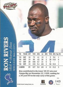 1999 Pacific #143 Ron Rivers Back