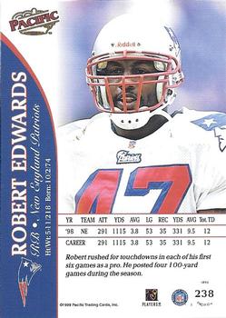 1999 Pacific #238 Robert Edwards Back