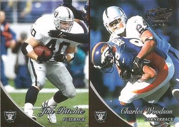 1999 Pacific #302 Jon Ritchie / Charles Woodson Front