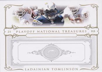 2007 Playoff National Treasures - Gold #15 LaDainian Tomlinson Front