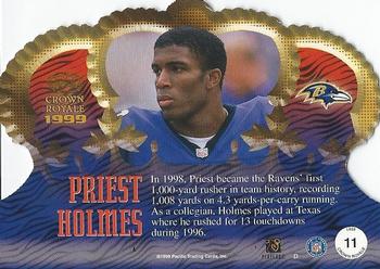 1999 Pacific Crown Royale #11 Priest Holmes Back