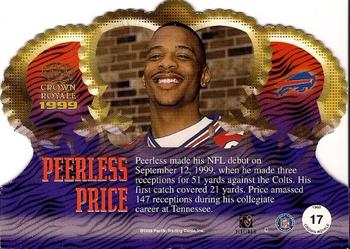 1999 Pacific Crown Royale #17 Peerless Price Back