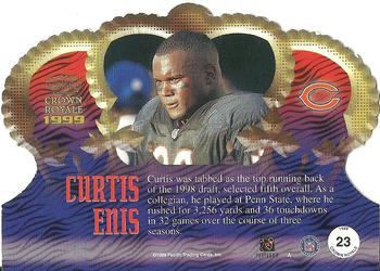 1999 Pacific Crown Royale #23 Curtis Enis Back