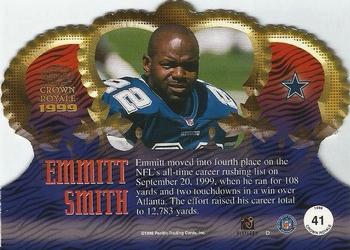 1999 Pacific Crown Royale #41 Emmitt Smith Back