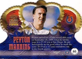 1999 Pacific Crown Royale #60 Peyton Manning Back