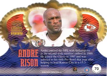1999 Pacific Crown Royale #70 Andre Rison Back