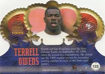 1999 Pacific Crown Royale #122 Terrell Owens Back