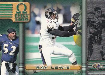 1999 Pacific Omega #21 Ray Lewis Front